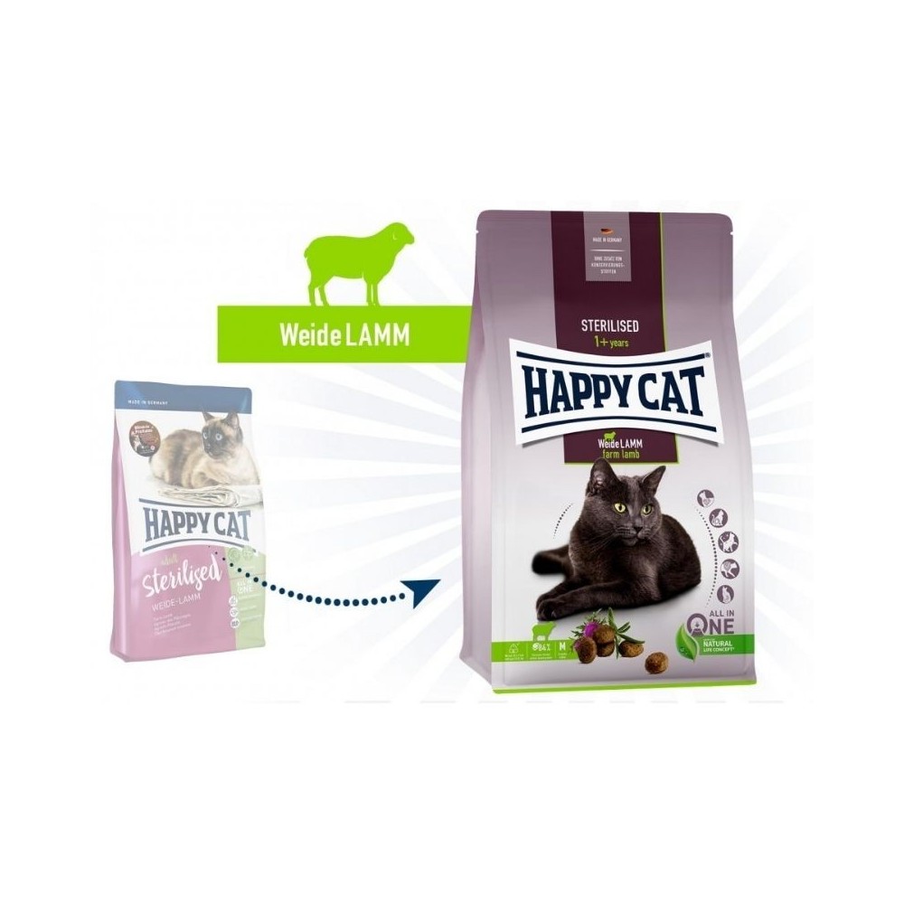 happy-cat-maistas-sterilizuotoms-katems-su-eriena-sterilised-weidelamm-4-kg-akvazoo happy-cat-maistas-sterilizuotoms-katems-su-eriena-sterilised-weidelamm-4-kg-akvazoo