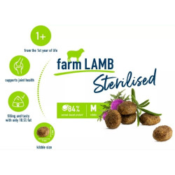 Happy Cat visavertis pašaras sterilizuotoms katėms su ėriena Sterilised Weide Lamm, 1,3 kg - nuotrauka 3