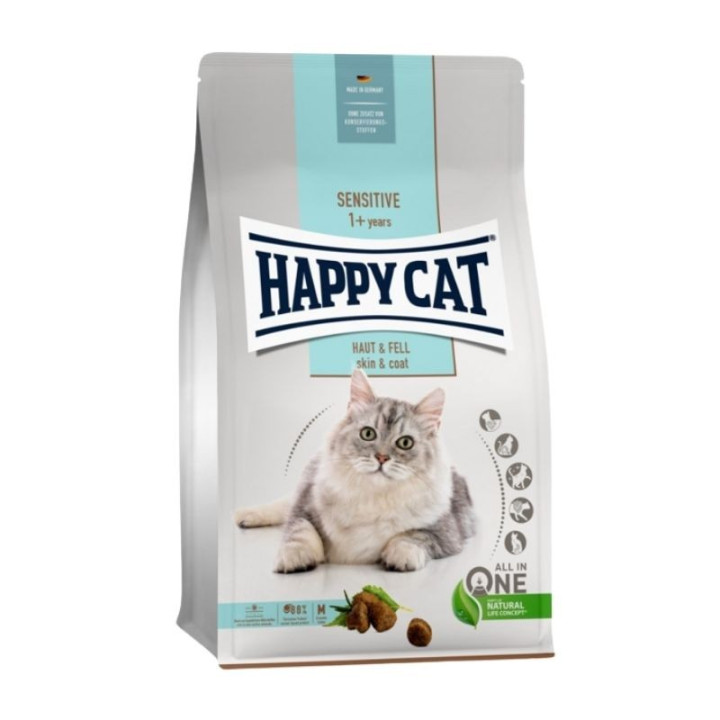 happy-cat-maistas-suaugusioms-katems-puoselejantis-oda-ir-kaili-sensitive-hautskin-4-kg-akvazoo