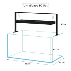 Aquael Ultrascape 90 Forest Set, 90x60x45 cm, 243 l - nuotrauka 5
