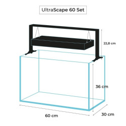 Aquael Ultrascape 60 Forest Set, 60x30x36 cm, 64,8 l - nuotrauka 5