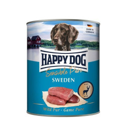 Happy Dog Sensitive Pure Sweden konservai šunims su žvėriena, 800 g - nuotrauka 2