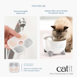 Filtrai vandens fontanams Catit Pixi  (3 vnt.) - nuotrauka 4