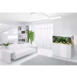 Glossy 150 Day&Night akvariumas stačiakampis, baltas, 150x50x63 cm, 3x17 LED - nuotrauka 5