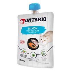 Ontario drėgnas maistas katėms su lašiša, 90 g (užsukamas) - nuotrauka 3