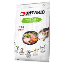 Ontario visavertis pašaras suaugusioms katėms Cat Hairball, 2 kg - nuotrauka 2