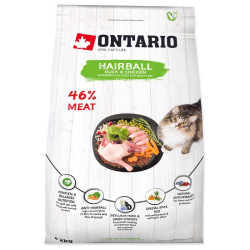 Ontario visavertis pašaras suaugusioms katėms Cat Hairball, 2 kg - nuotrauka 3