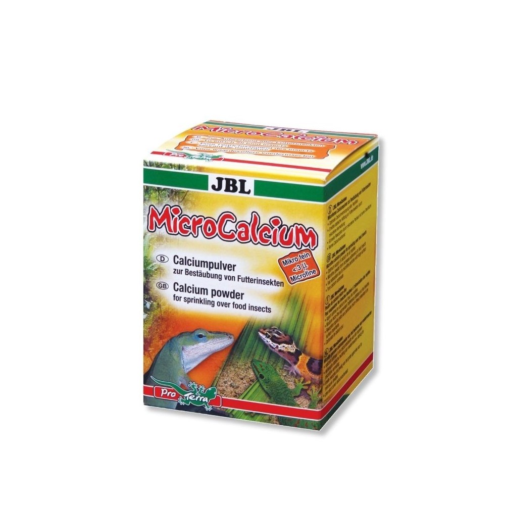 JBL MicroCalcium kalcio papildas reptilijoms, 100 g
