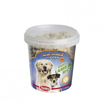 Skanėstas šunims StarSnack Lamb&Rice kauliukai su ėriena ir ryžiais, 500 g