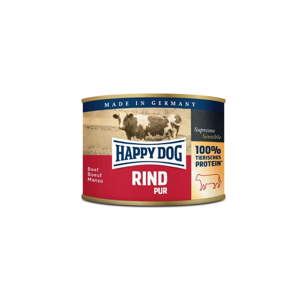 Happy Dog Rind Pur konservai šunims su jautiena, 200 g
