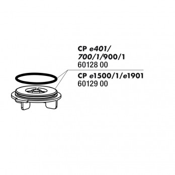 Rotoriaus dangtelis išoriniams filtrams JBL CristalProfi e400/700/900/1