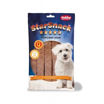 *Skanėstai šunims juostelės su jautiena StarSnack Strips,  200 g