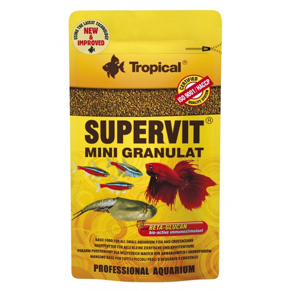 Tropical Supervit Mini Granulat maistas žuvims 10 g