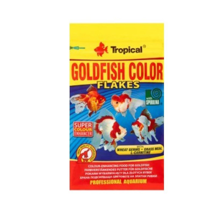 Tropical Goldfish Color pašaras auksinėms žuvelėms