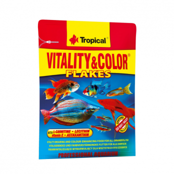 Tropical Vitality&Color spalvas ryškinantis maistas žuvims, 12 g