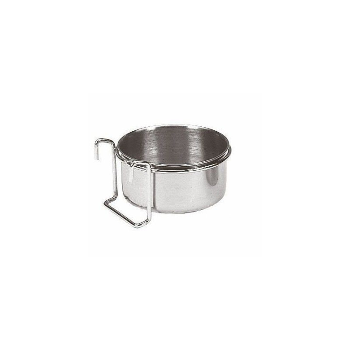 Pakabinamas dubenėlis, metalinis 8 cm | Prekės graužikams