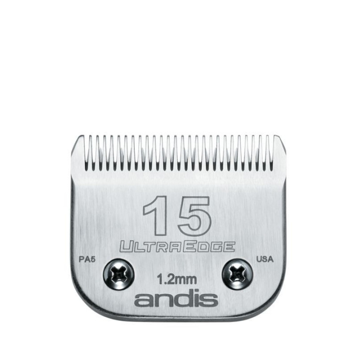 Andis plaukų kirpimo peiliukai UltraEdge Size 15, 3/64" - 1.2 mm