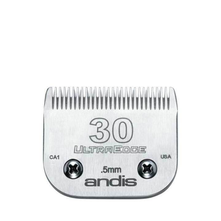 Andis plaukų kirpimo peiliukai UltraEdge Size 30, 1/50" - 0.5 mm