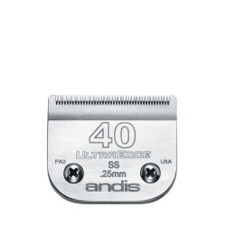 Andis plaukų kirpimo peiliukai UltraEdge Size 40SS, 1/100" - 0.25 mm - nuotrauka 2