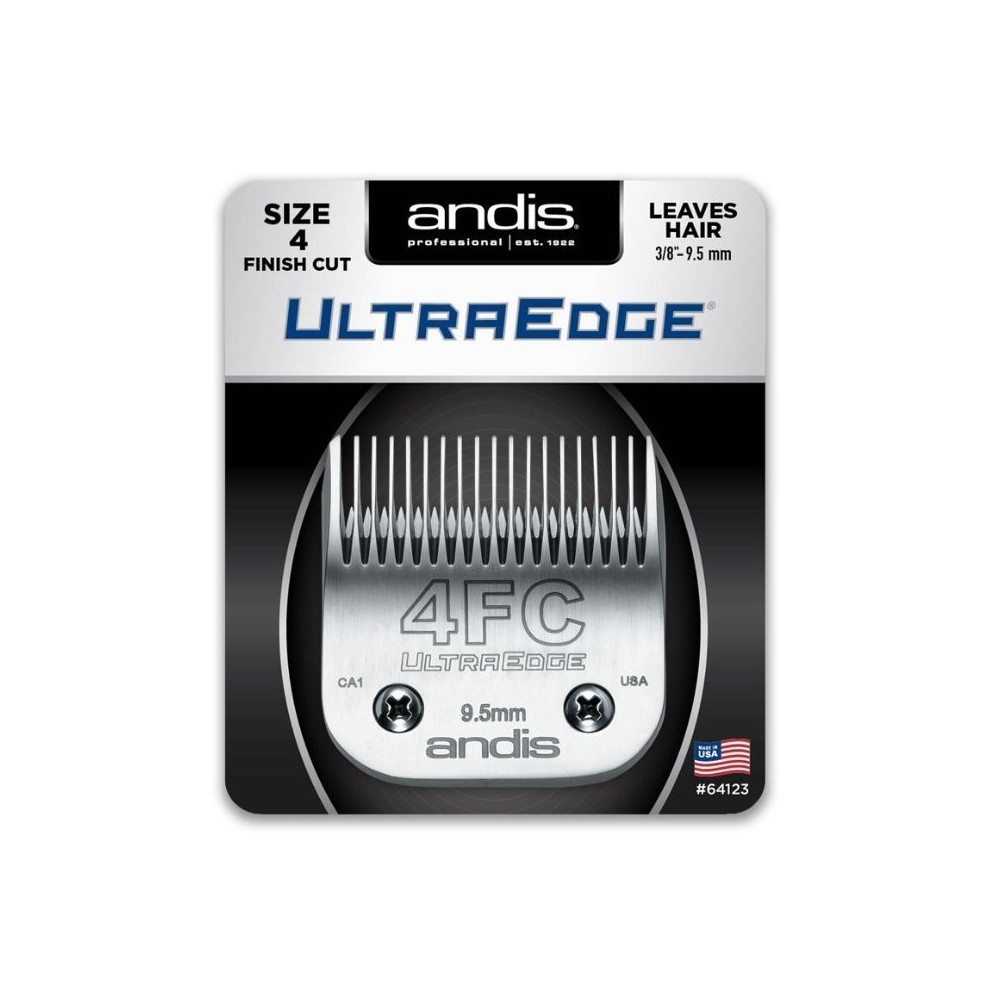Andis plaukų kirpimo peiliukai UltraEdge Size 4FC, 3/8" - 9.5 mm