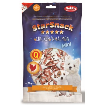 Starsnack Mini Chicken'n Salmon skanėstas šunims su vištiena ir lašiša, 70 g