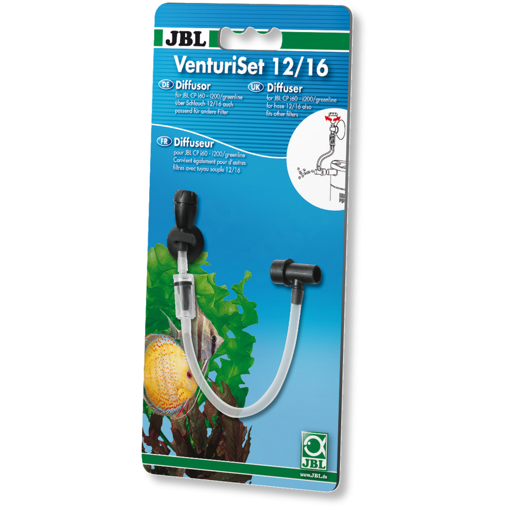 JBL VenturiSet II 12/16 oro paėmimo antgalis vidiniams filtrams CristalProfi i60 - i200
