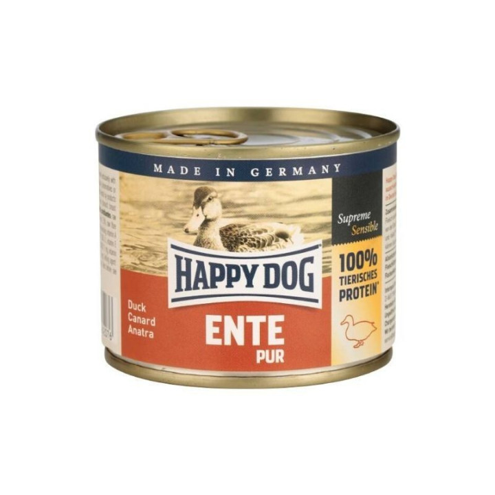 Happy Dog Ente Pur konservai šunims su antiena, 200g