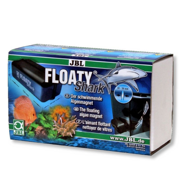 JBL Floaty Shark magnetinis stiklų valiklis, 20-30 mm