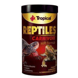 Tropical Soft Line Reptiles Carnivore maistas mėsėdžiams ropliams, minkštas  250 ml - nuotrauka 2