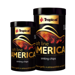 Tropical Soft Line America L minkštas maistas visaėdėms ir mėsėdėms Amerikos žuvims 100 ml - nuotrauka 5