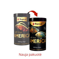 Tropical Soft Line America L minkštas maistas visaėdėms ir mėsėdėms Amerikos žuvims 100 ml - nuotrauka 3