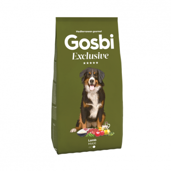 Gosbi sausas maistas suaugusiems didelių veislių šunims Exclusive Lamb Maxi, 12 kg