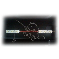 Dangtis akvariumui stačiakampis 50x30 cm, LED - nuotrauka 3