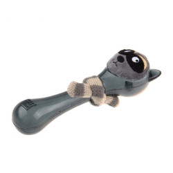 Žaislas šunims GiGwi Plush Friendz guminis meškėnas su šaliku - nuotrauka 2