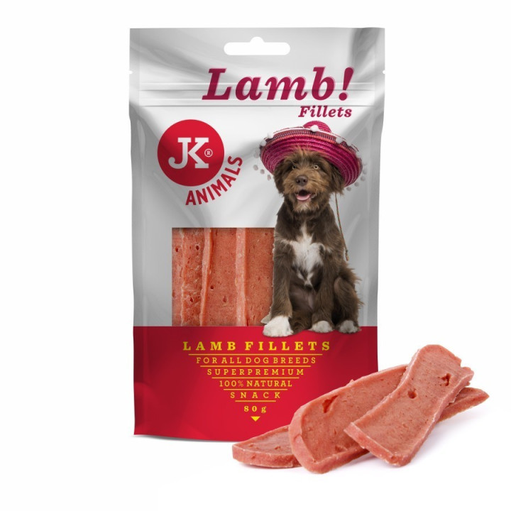 Skanėstas šunims  ėrienos file  Meat Snack 80 g