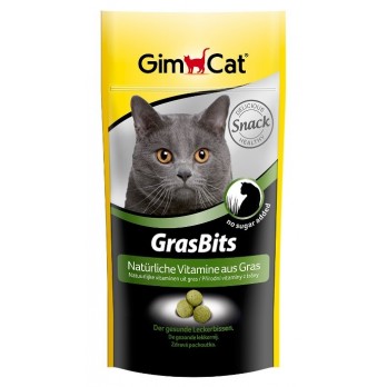 Žolės tabletės katėms Gimpet Gras Bits,  40 g