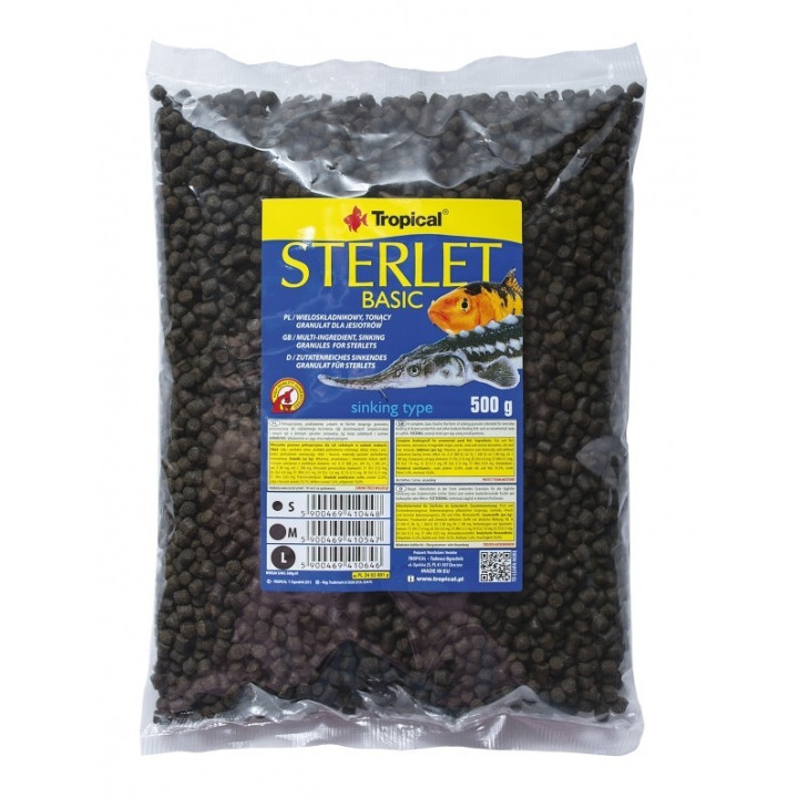 Sterlet Basic M pašaras eršketams