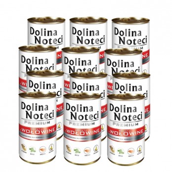 Konservai šunims su jautiena Dolina Noteci Premium, 12 x 400 g
