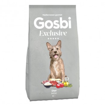 Gosbi sausas maistas linkusiems tukti mažų veislių šunims Exclusive Diet Mini, 2 kg