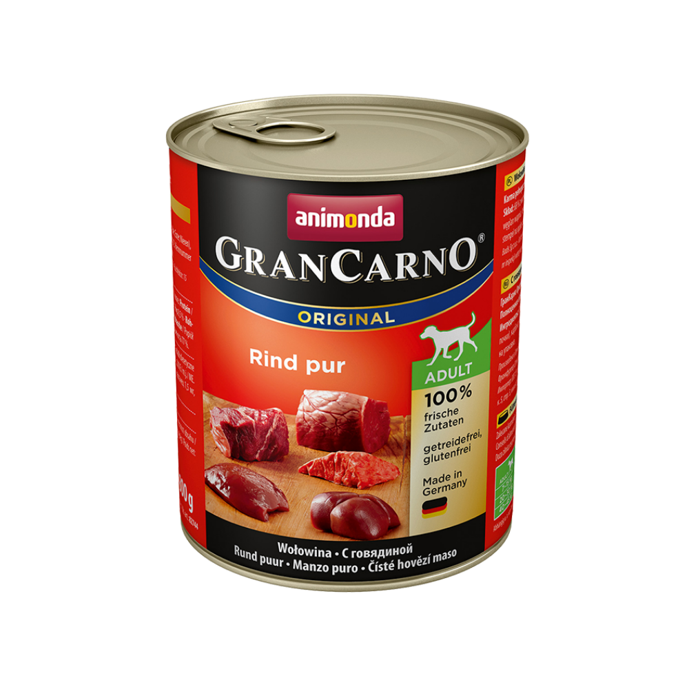 *Grancarno Adult 800 g konservai suaugusiems šunims su jautiena