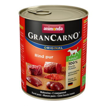 *Grancarno Adult 800 g konservai suaugusiems šunims su jautiena