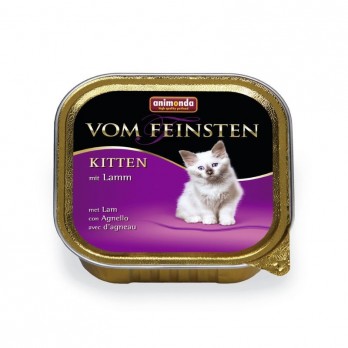 Vom feinsten Kitten 100 g konservai jaunoms katėms su ėriena