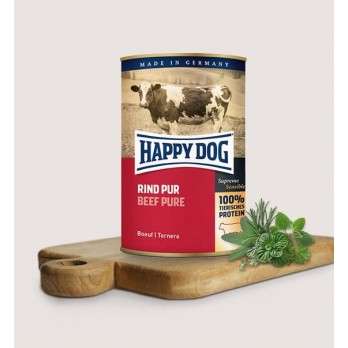 Happy Dog Rind Pur konservai šunims su jautiena, 400 g