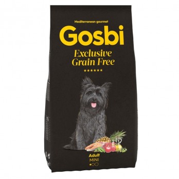 Gosbi begrūdis sausas maistas suaugusiems mažų veislių šunims Exclusive Grain Free Adult Mini, 7 kg