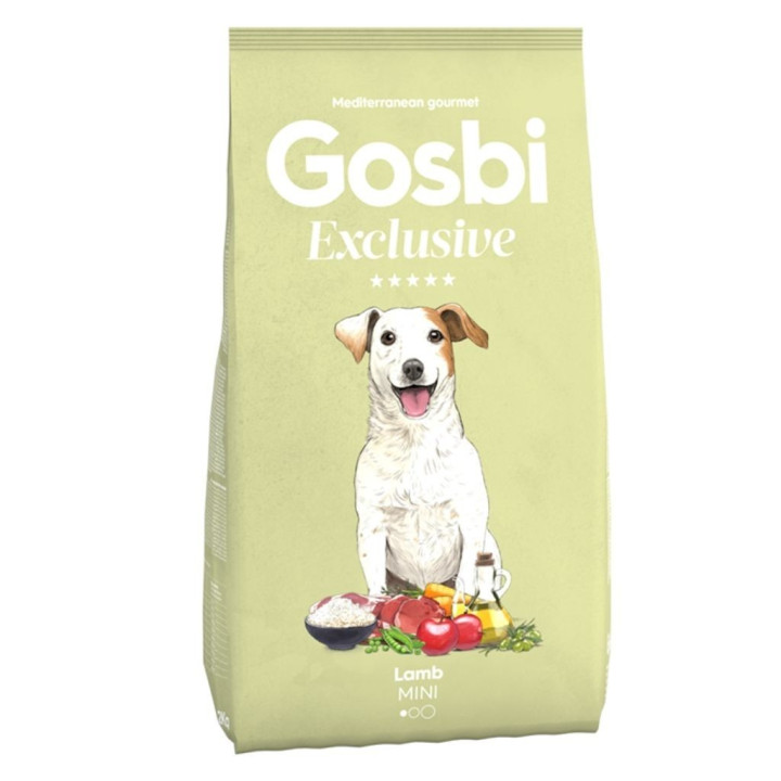 Šunų maistas su ėriena Gosbi Exclusive Lamb Mini, 7 kg | Akvazoo.lt