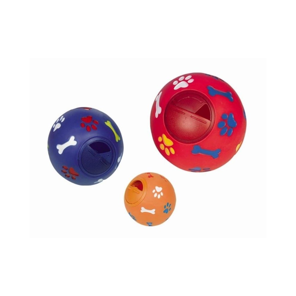 Žaislas šunims kamuolys skanėstams M, 11 cm