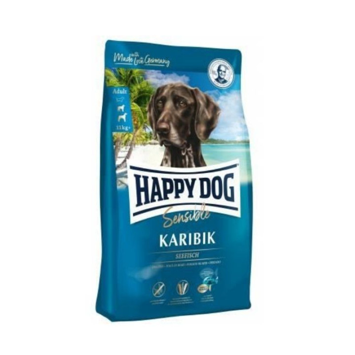 Šunų maistas su jūrinėmis žuvimis Happy Dog Karibik, 4 kg | Šunims