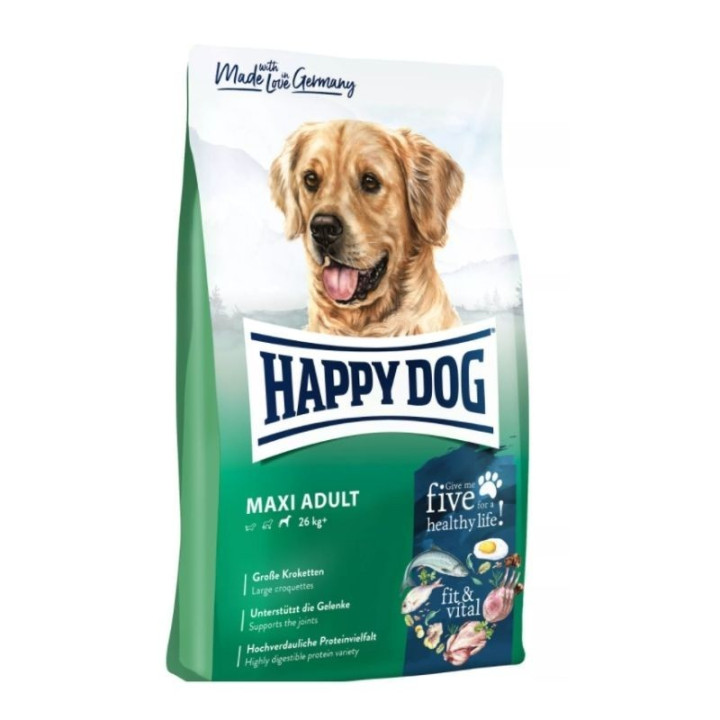 Happy Dog maistas suaugusiems didelių veislių šunims Maxi Adult 14 kg