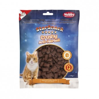 Skanėstas katėms traškios pagalvėlės Crushy Anti-Hairball, 125 g