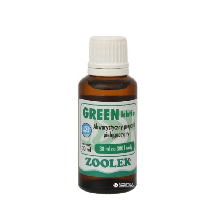 Akvariumo priežiūros priemonė Green Ichtio, 30 ml